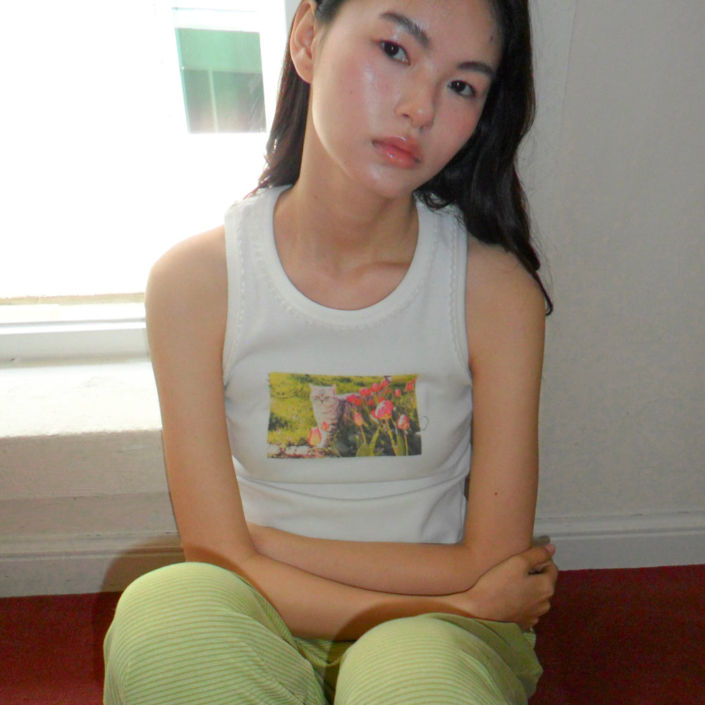 POEV Flower Tank Top [3 Color]