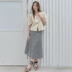 AVANT-G Two-Way Puff Blouse Jacket - Yellow