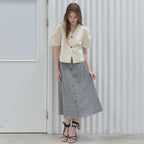 AVANT-G Two-Way Puff Blouse Jacket - Yellow