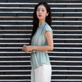 GIEMAR PINTUCK SLEEVELESS MINT Pintuck sleeveless mint
