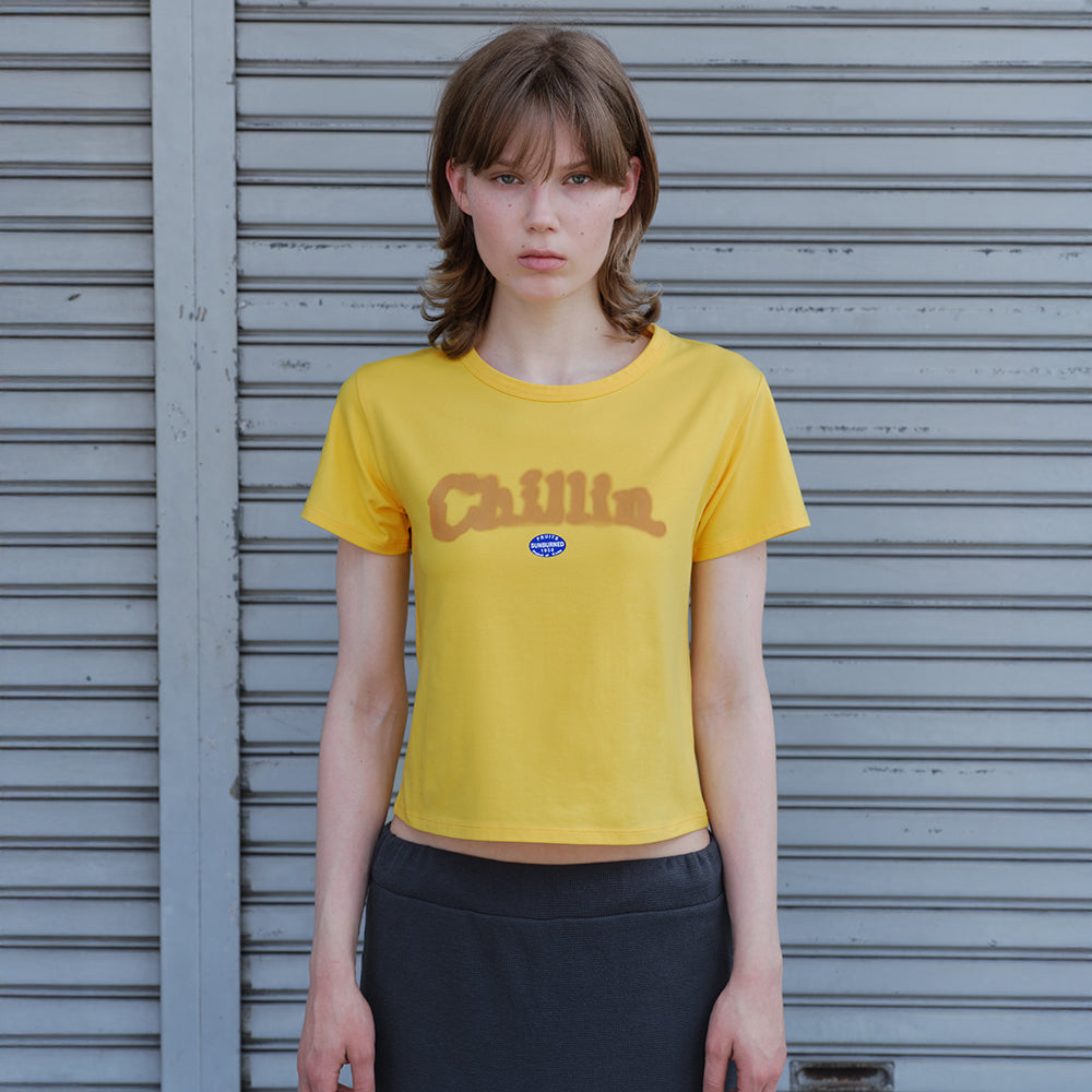 SUNBURNPROJECT CHILLIN T-SHIRT, YELLOW