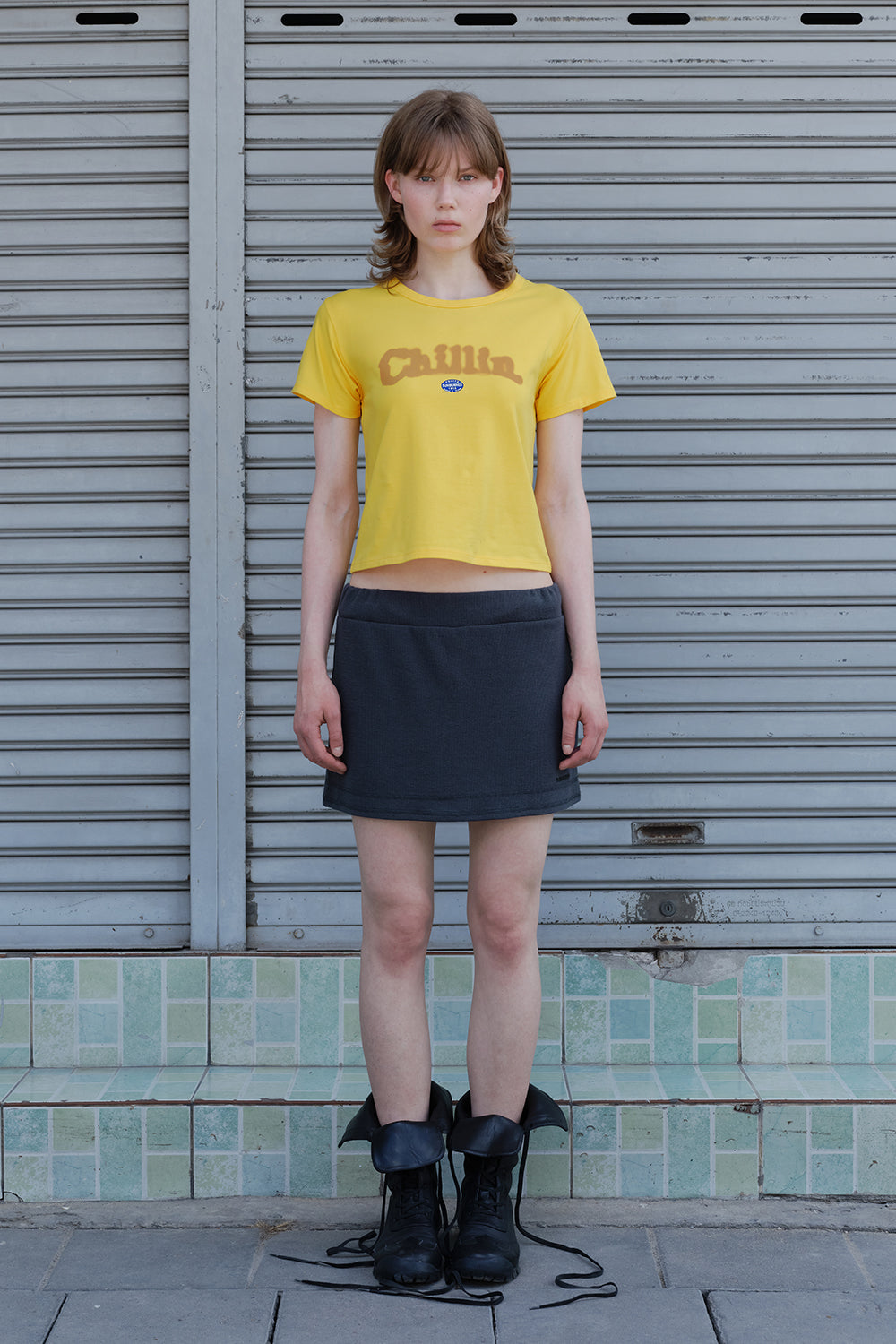SUNBURNPROJECT CHILLIN T-SHIRT, YELLOW