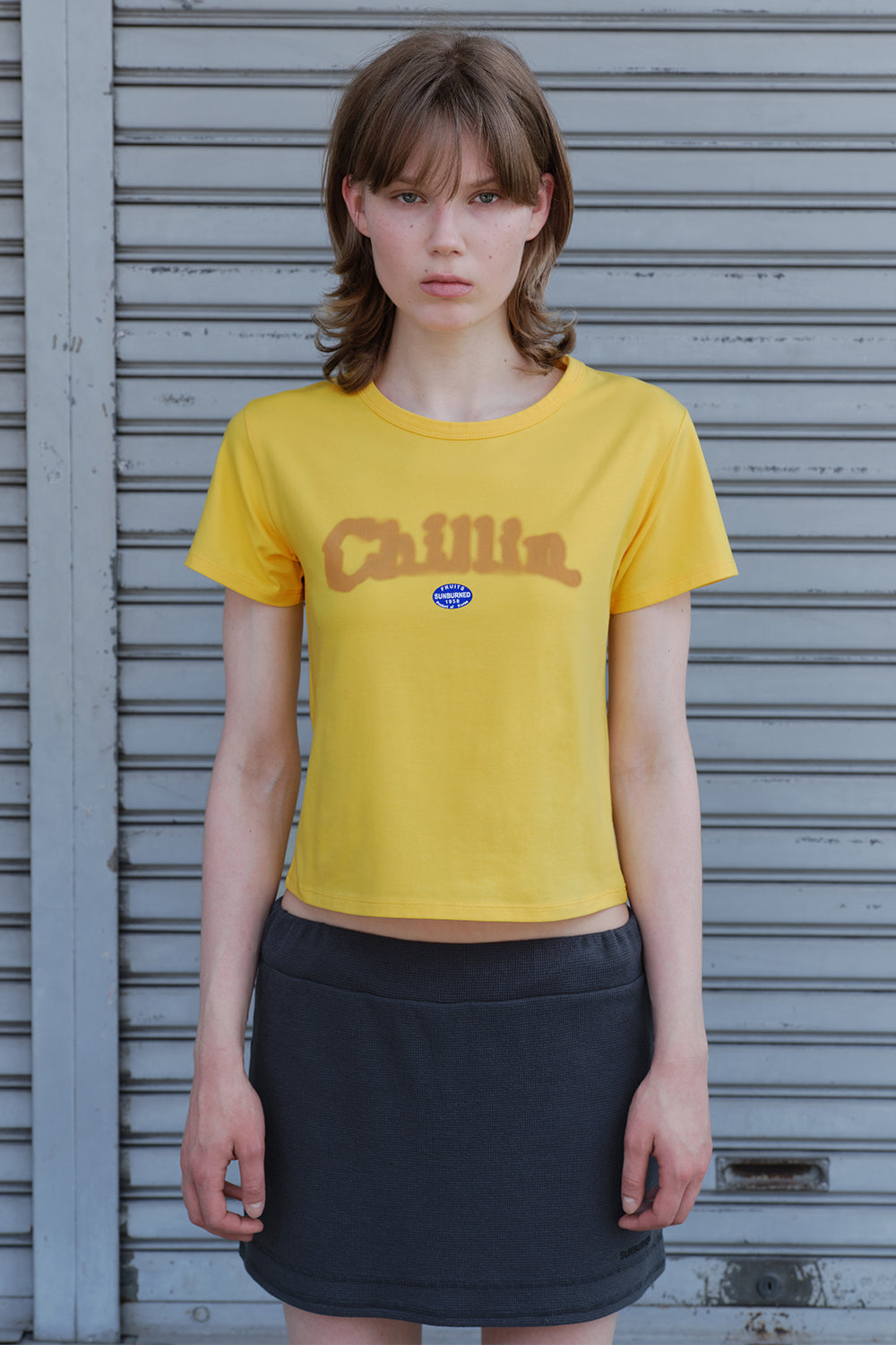 SUNBURNPROJECT CHILLIN T-SHIRT, YELLOW