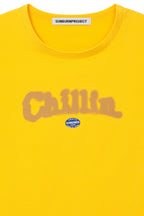 SUNBURNPROJECT CHILLIN T-SHIRT, YELLOW