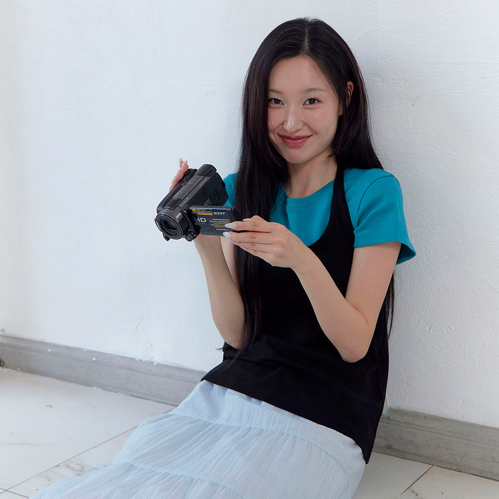 haveawhale [Friendship PICK][29EDITION] halter neck sleeveless (BK)