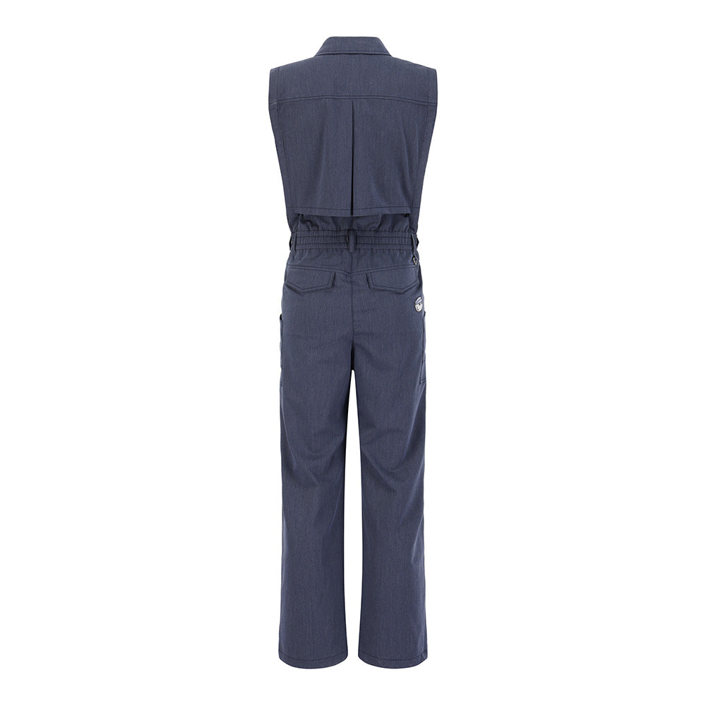 MALBON GOLF MALBON GOLF Shirt Sleeveless Jumpsuit NAVY