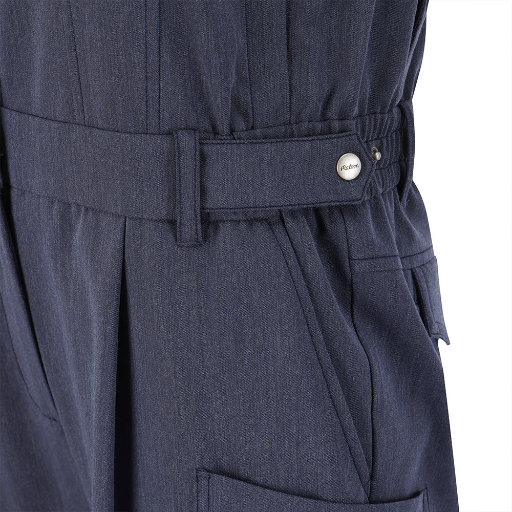 MALBON GOLF MALBON GOLF Shirt Sleeveless Jumpsuit NAVY