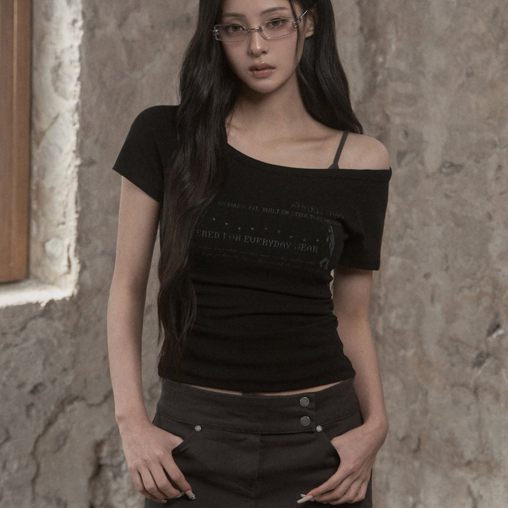KHAKIPOINT KIE Shirring Top (black)