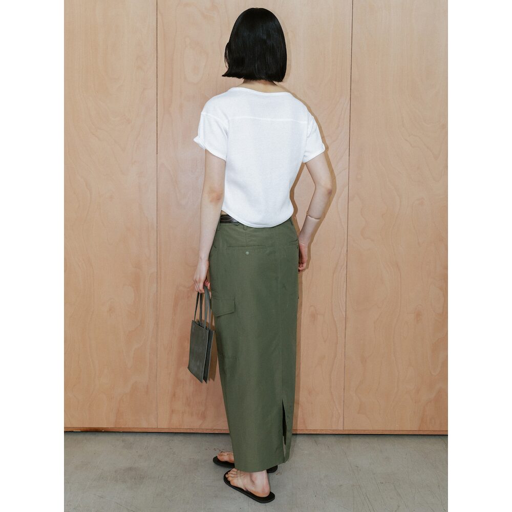 The Aperture 90s Waffle Half Sleeve Top White (TA6742A071)