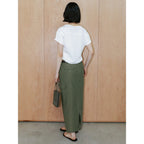 The Aperture 90s Waffle Half Sleeve Top White (TA6742A071)