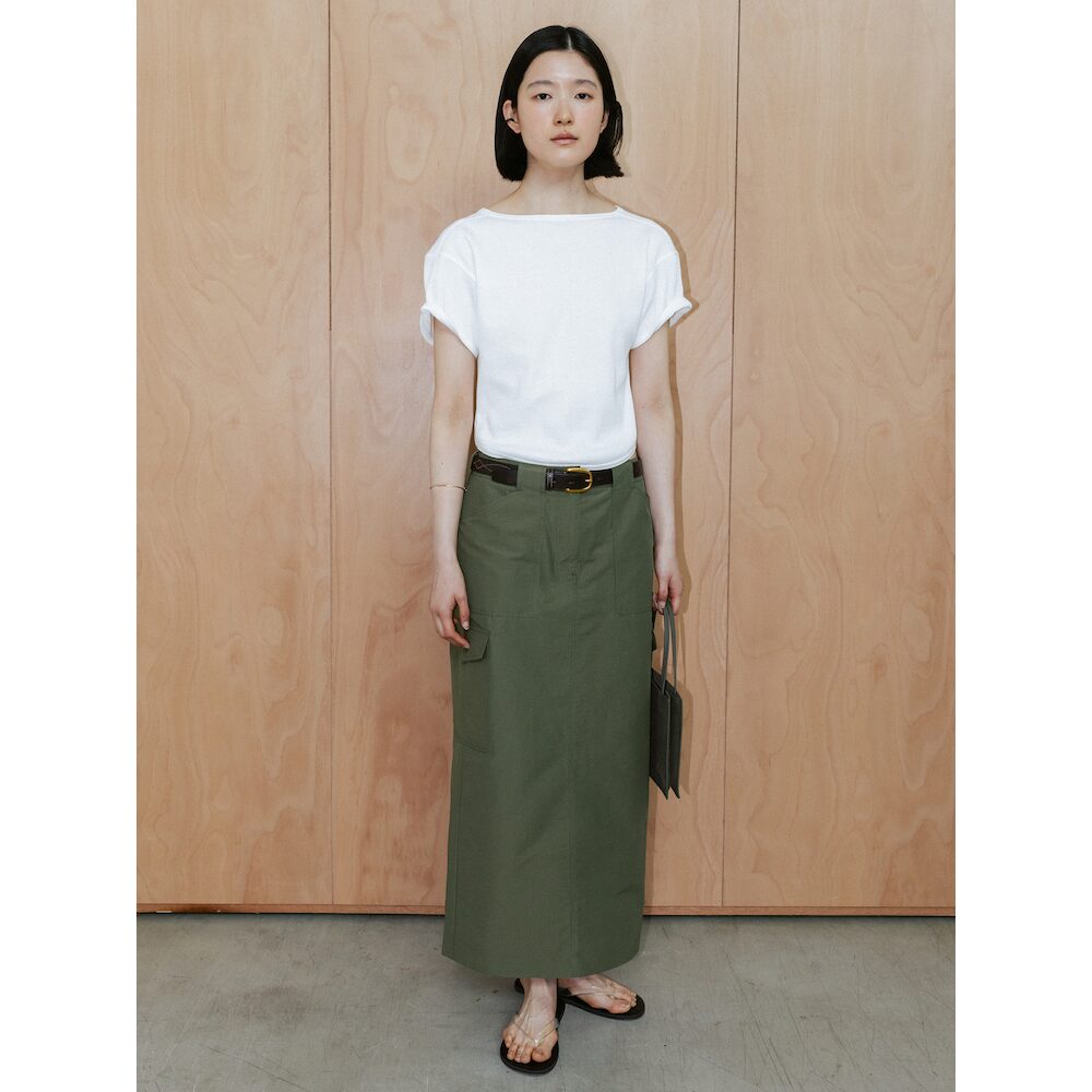 The Aperture 90s Waffle Half Sleeve Top White (TA6742A071)