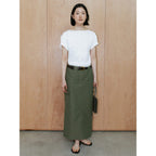 The Aperture 90s Waffle Half Sleeve Top White (TA6742A071)