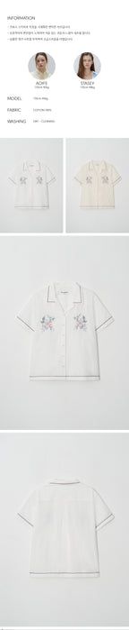 BRENDA BRENDEN SEOUL [Kyung-eun PICK] vanves shirts - white