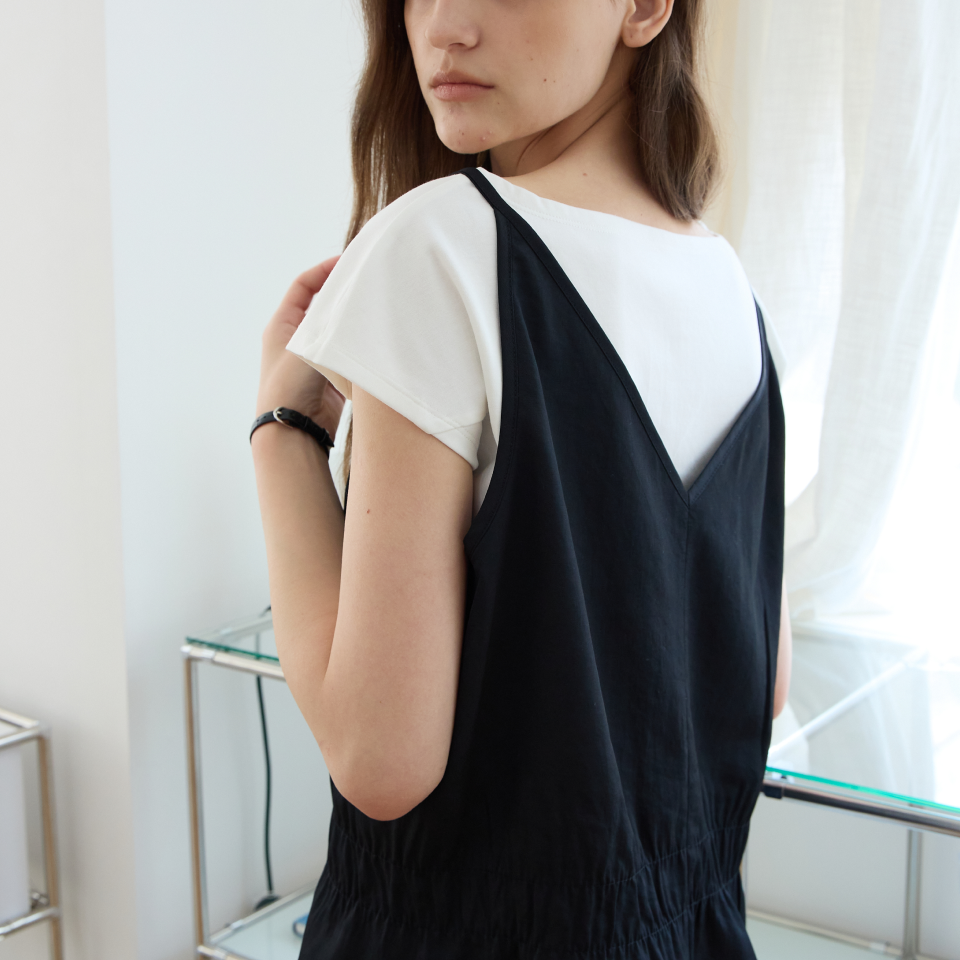 LIENLIER Ripple Bustier - Black
