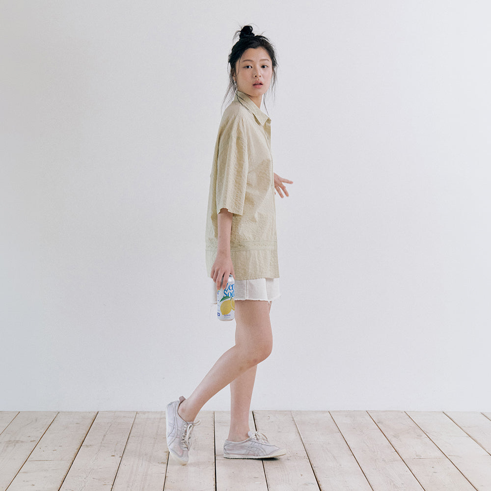 MONOCHROME antid striped shirt (2color)