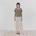 MONOCHROME marlo half sleeve t-shirt (2color)