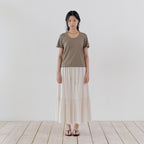 MONOCHROME marlo half sleeve t-shirt (2color)