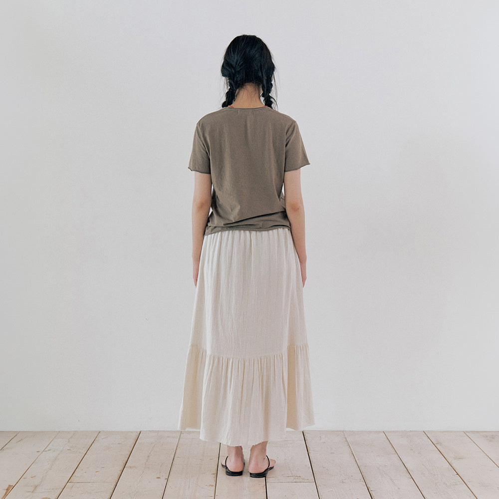 MONOCHROME marlo half sleeve t-shirt (2color)