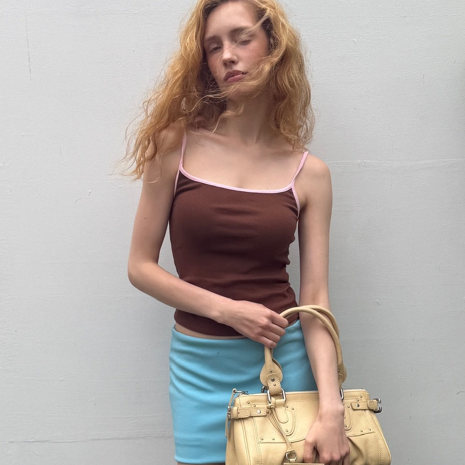 ASURA COLOR LINE CAMI (BROWN)