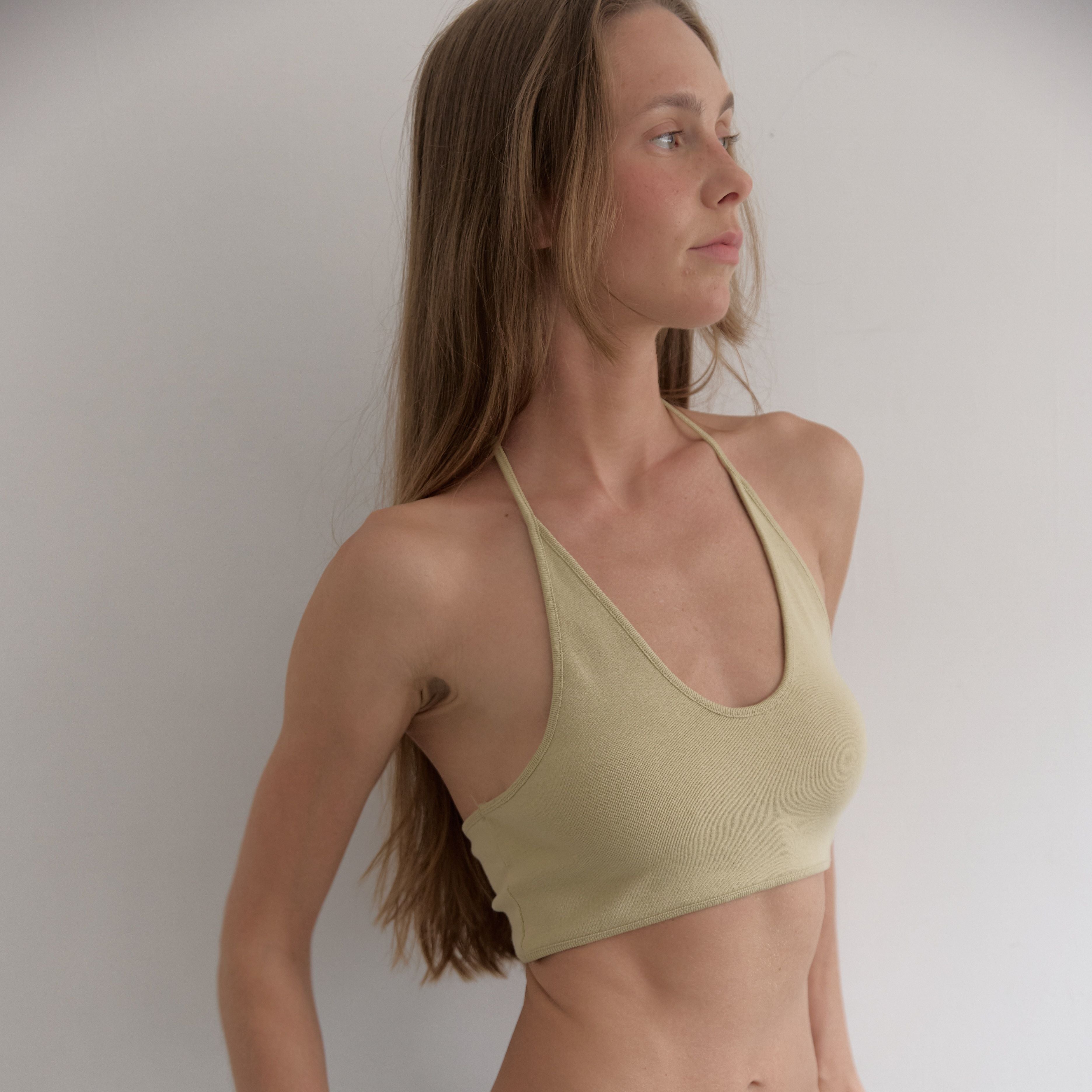 ASURA HALTER SHORT TOP (GREEN)