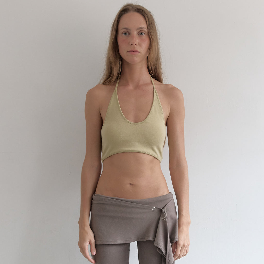 ASURA HALTER SHORT TOP (GREEN)