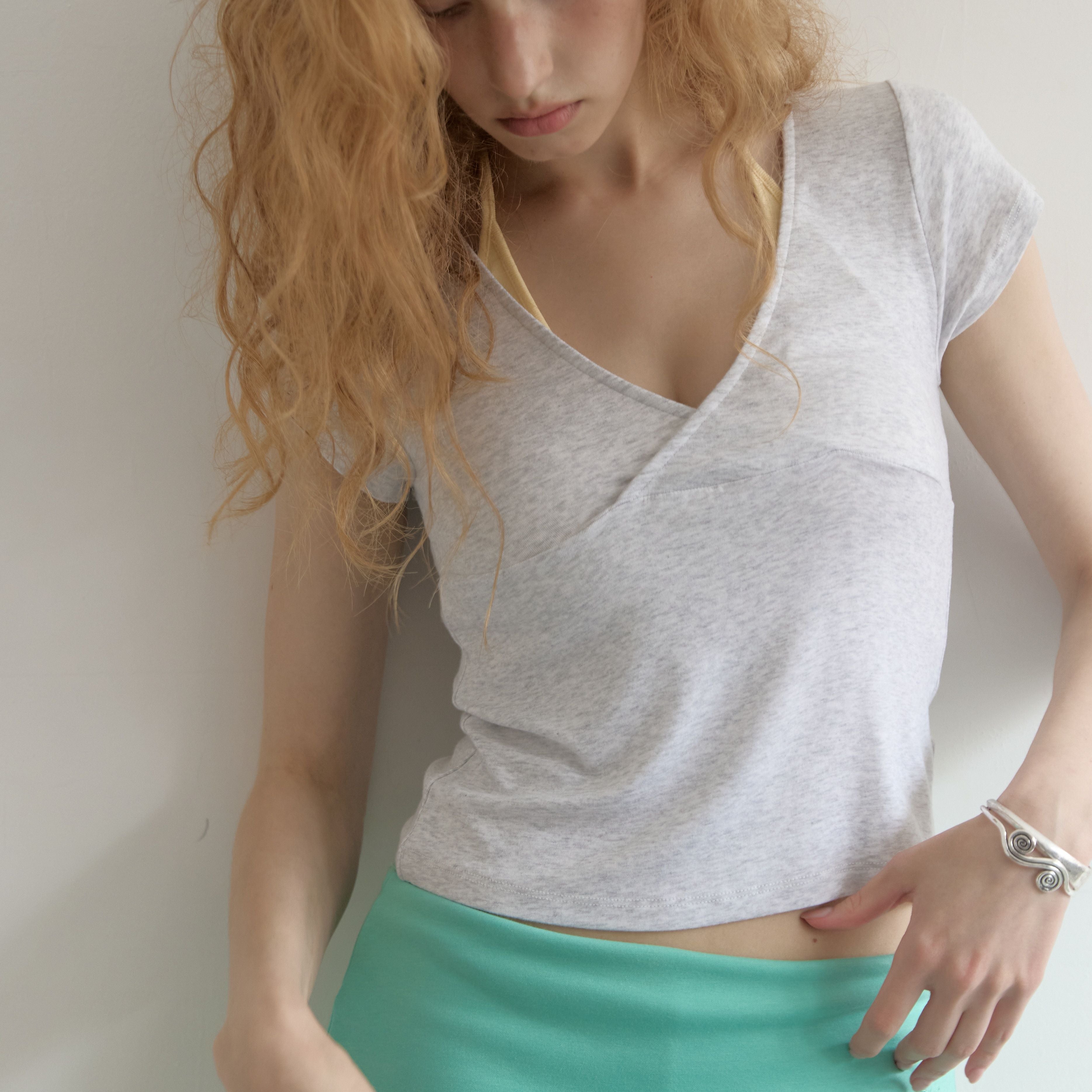 ASURA SOLID WRAP T (MELANGE GREY)