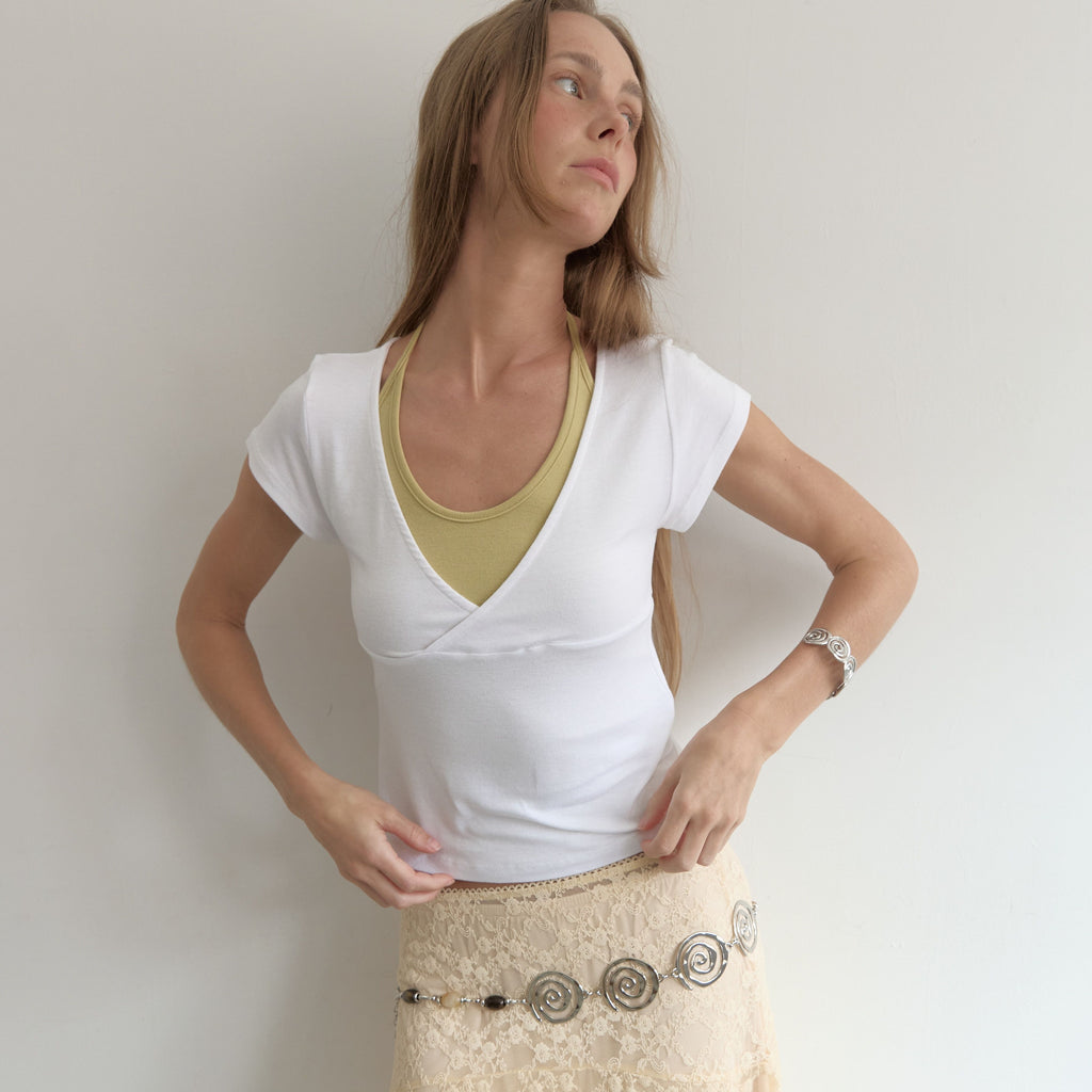 ASURA SOLID WRAP T (IVORY)