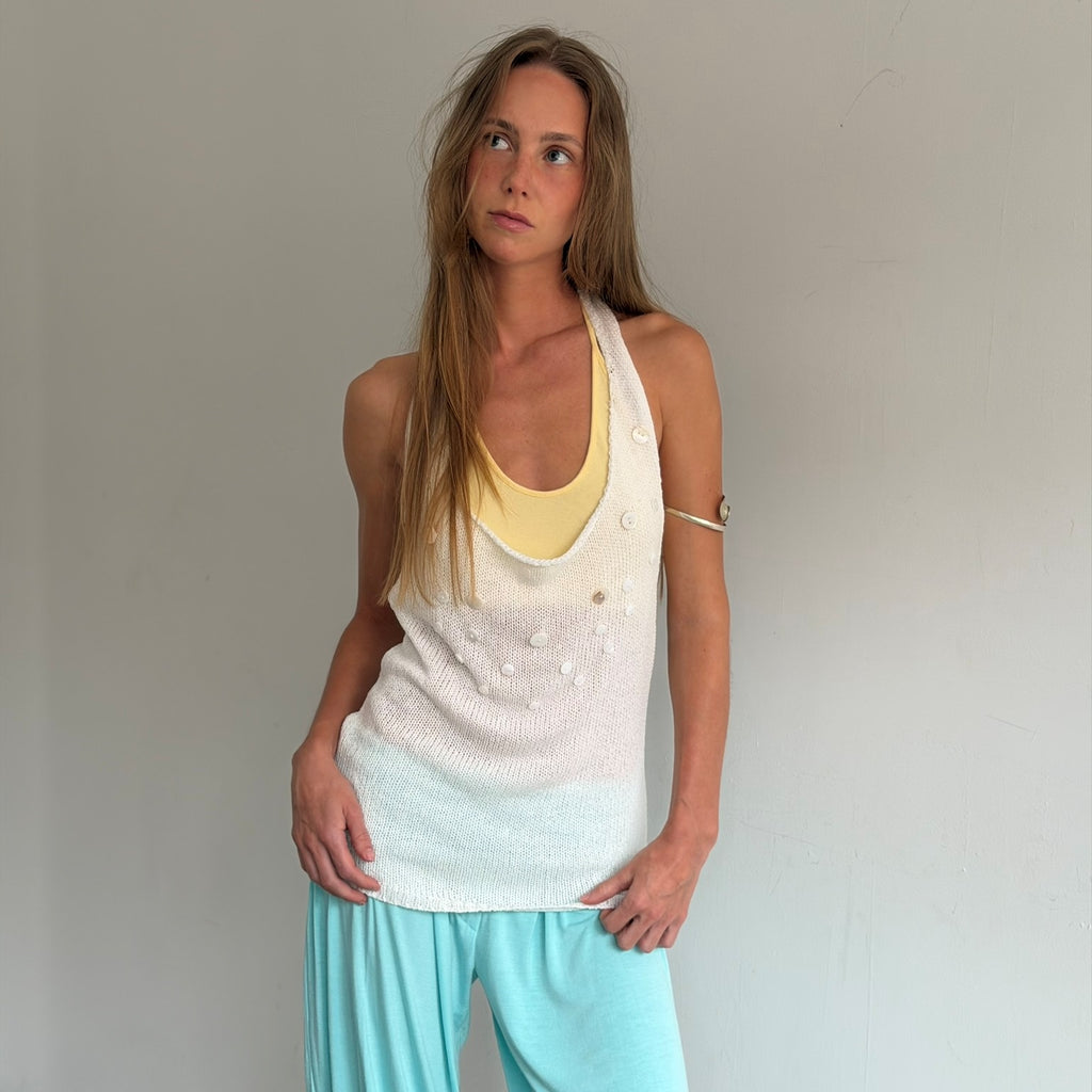ASURA HALTER SHORT TOP (YELLOW)