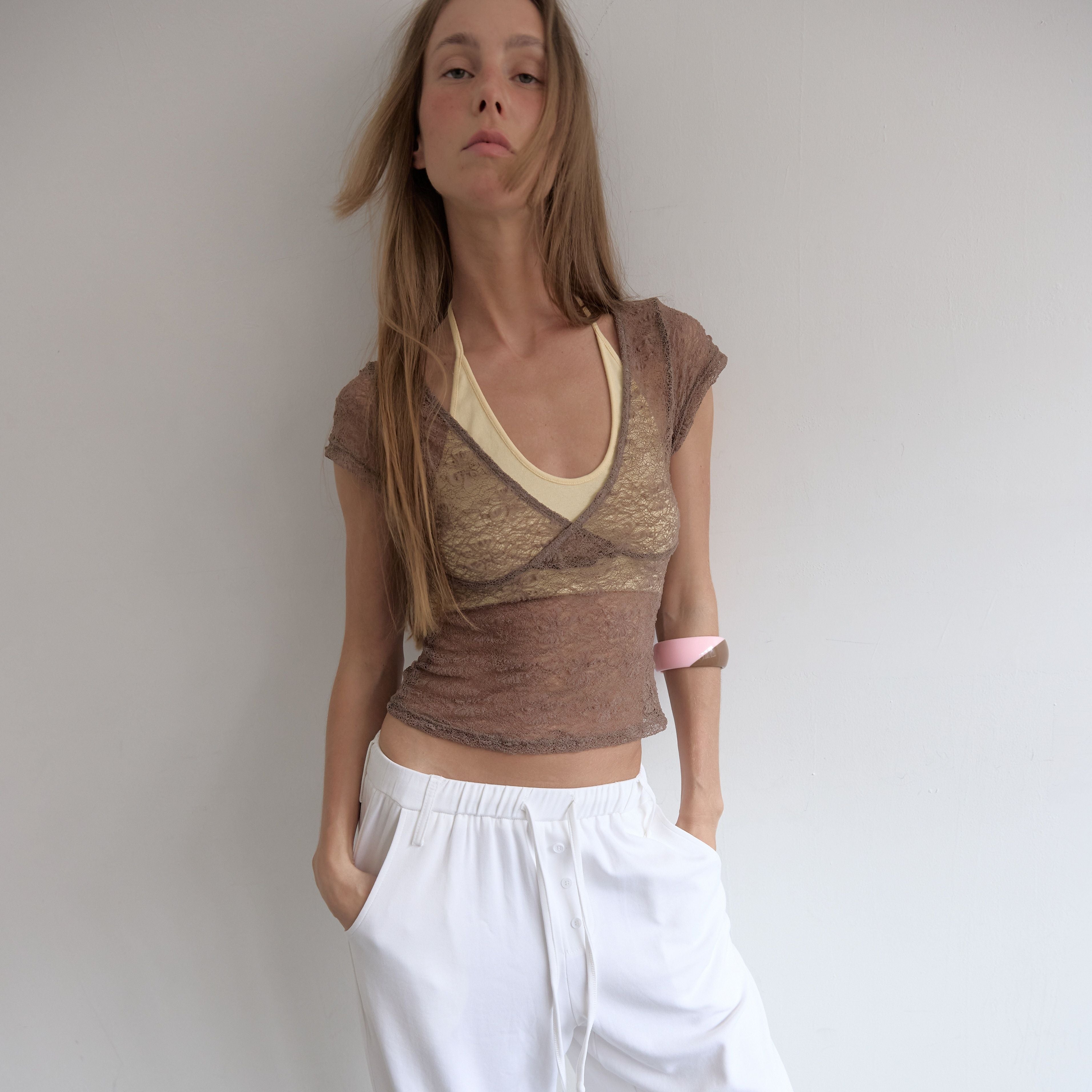 ASURA HALTER SHORT TOP (YELLOW)
