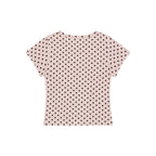 ILLIGO 129 dot fitted t-shirt pink dots
