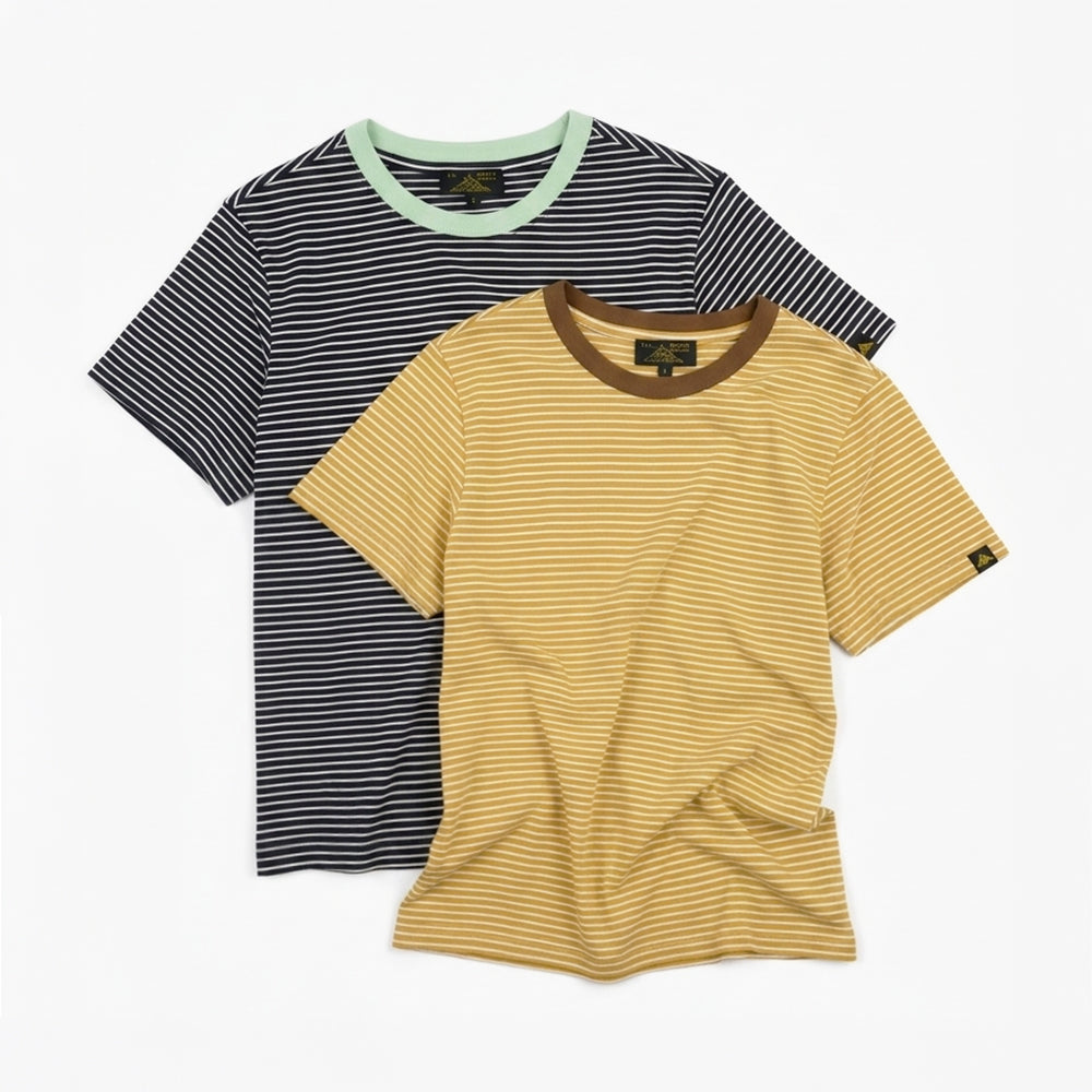LE MONT ST MICHEL Le Mont Saint-Michel Cotton Stripe T-shirt_VER.2_2color