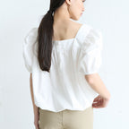 DEMELY Half Square Lace Blouse