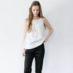 LEMEME Lili Shirring Sleeveless Blouse_2colors