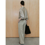 The Aperture Sheer Stripe Shirt Brown (TA6264A04D)