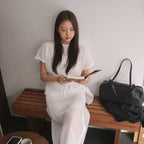 JUCYJUDY [Minute PICK] Mock Neck Wrinkle Blouse J1BL324B