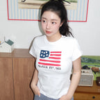 NAUTICA W Big Flag T-shirt (3 colors) NTS6066