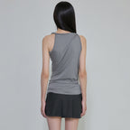 FLAREUP Braided Asymmetrical Sleeveless (FL-166_Gray)