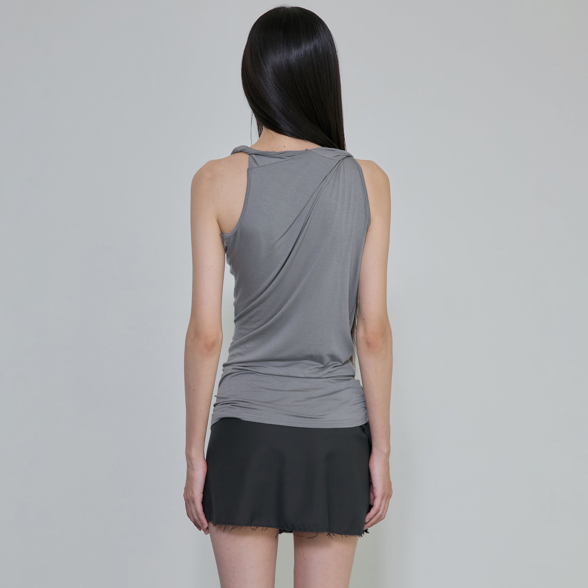 FLAREUP Braided Asymmetrical Sleeveless (FL-166_Gray)