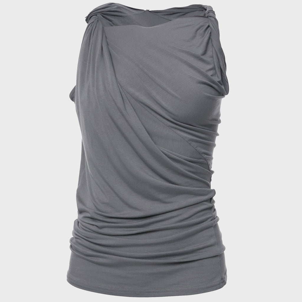 FLAREUP Braided Asymmetrical Sleeveless (FL-166_Gray)