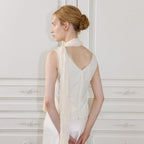 EDYNNE Ines v-neck layered sleeveless (butter)