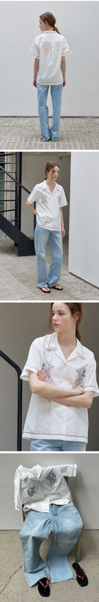 BRENDA BRENDEN SEOUL [Kyung-eun PICK] vanves shirts - white
