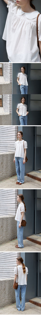 BRENDA BRENDEN SEOUL sunbury blouse - ivory