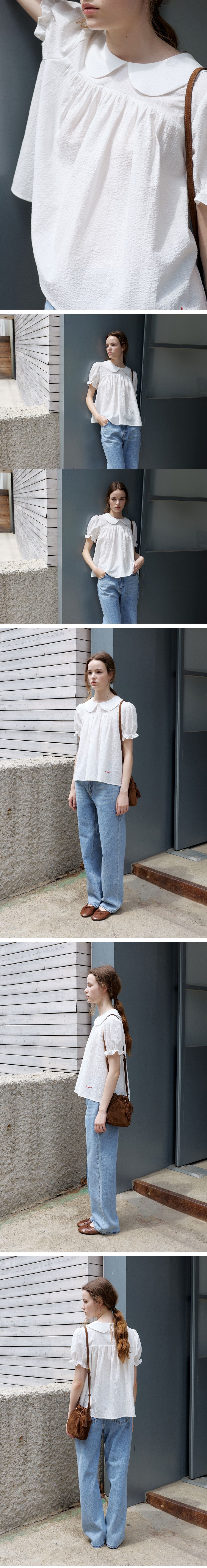 BRENDA BRENDEN SEOUL sunbury blouse - ivory