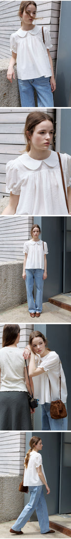 BRENDA BRENDEN SEOUL sunbury blouse - ivory