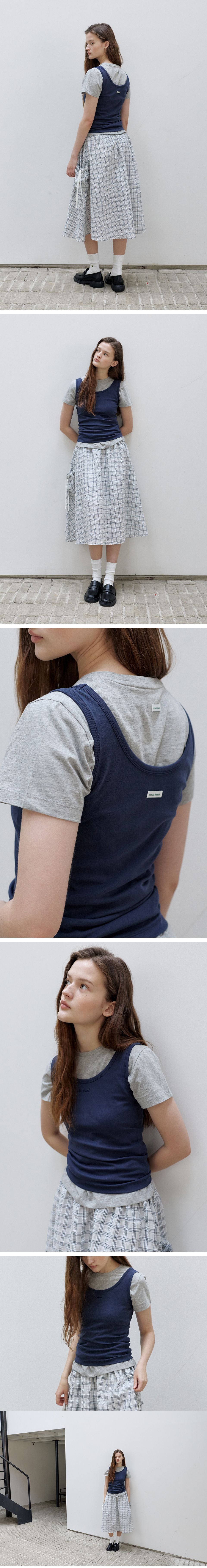 BRENDA BRENDEN SEOUL two-way sleeveless - navy