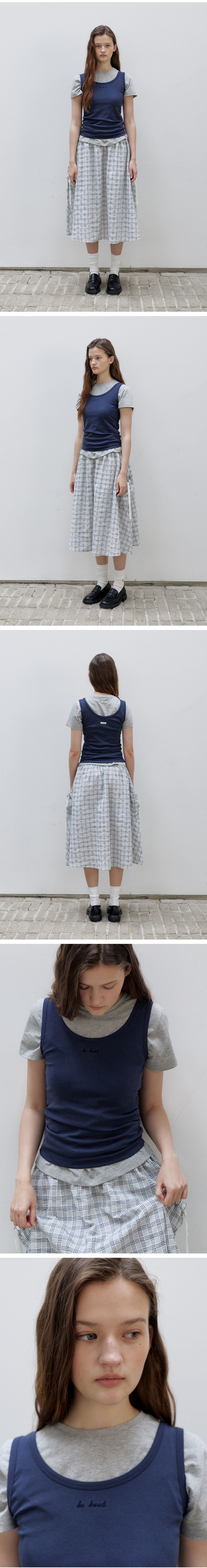 BRENDA BRENDEN SEOUL two-way sleeveless - navy