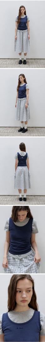 BRENDA BRENDEN SEOUL two-way sleeveless - navy