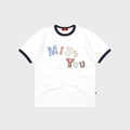 S'EST Miss You Ringer T-shirts White