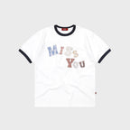 S'EST Miss You Ringer T-shirts White