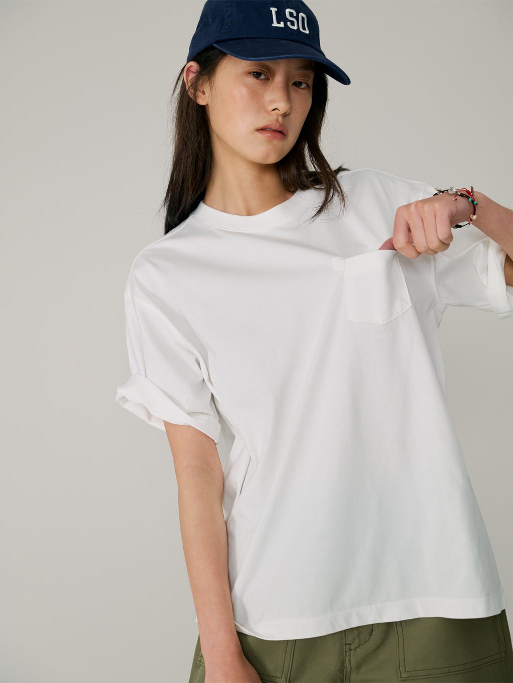 L'EAU [2nd] Paul pigment t-shirt_Off white